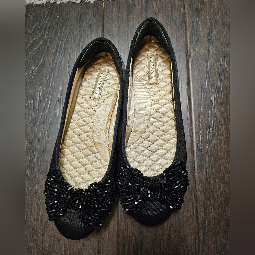 Birdies Black Bow flats